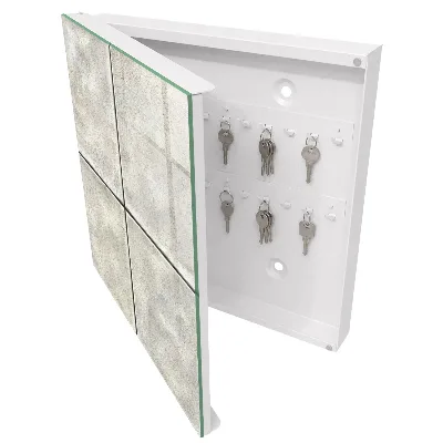 Sleutelkast Beige tegels