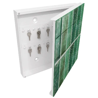 Sleutelkastje binnen Groen patroon