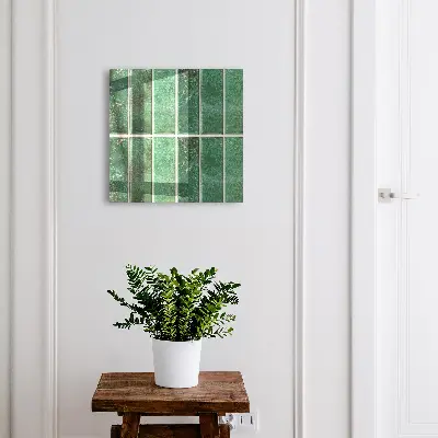 Sleutelkastje binnen Groen patroon