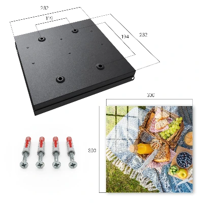 Sleutelkastje binnen Een idyllische picknick
