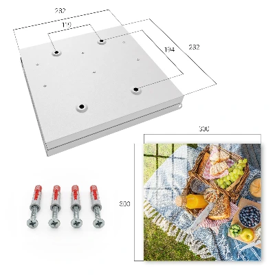 Sleutelkastje binnen Een idyllische picknick