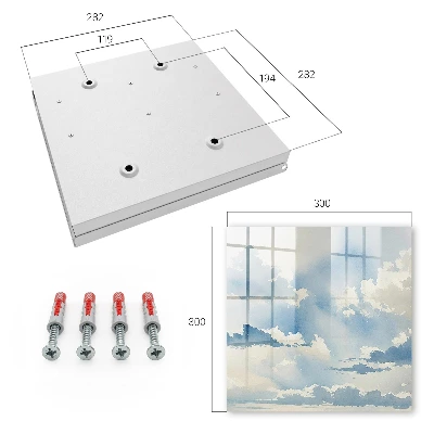 Sleutelkast wolken aan de hemel