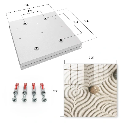 Sleutelkastje binnen Zen-compositie