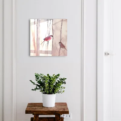 Sleutelkastje hal Twee vogels