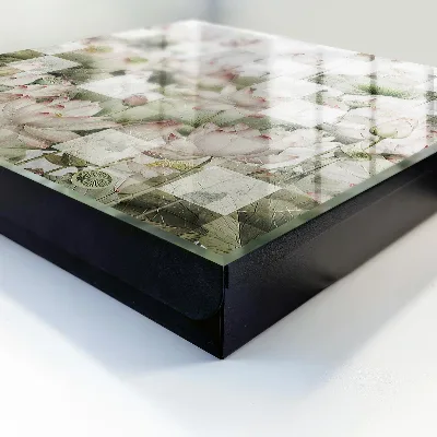 Sleutelkastje hal Geometrische lelies