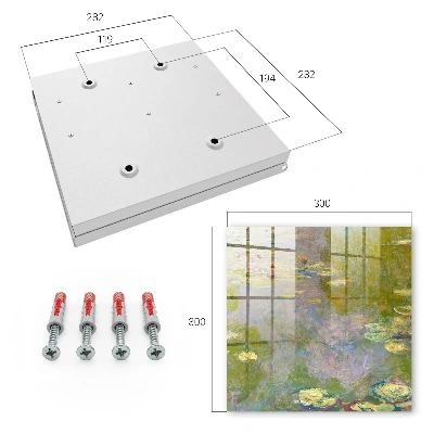 Sleutelkastje hal Claude Monet Waterlelies