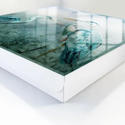Sleutelkast Aquarel reigers