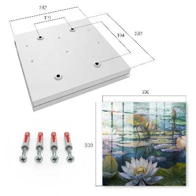 Sleutelkastje binnen Waterbloemen