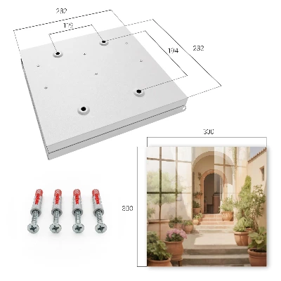 Sleutelkastje binnen Rustieke tuin