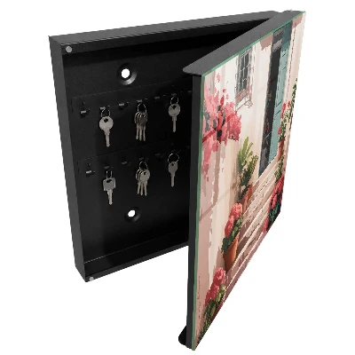 Sleutelkast Bloemen trappen