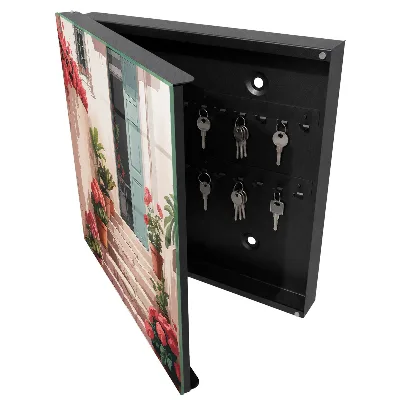Sleutelkast Bloemen trappen