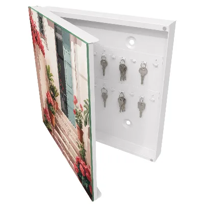 Sleutelkast Bloemen trappen
