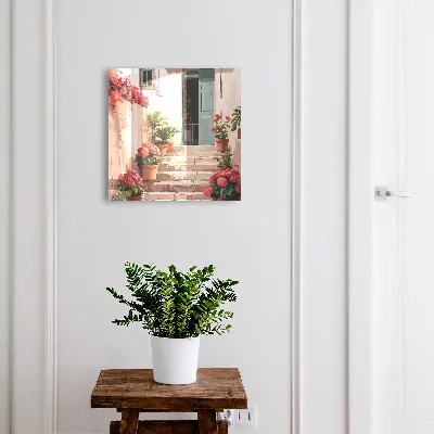 Sleutelkast Bloemen trappen