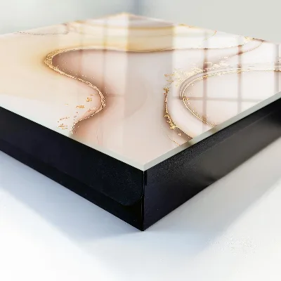 Sleutelkast Beige golven