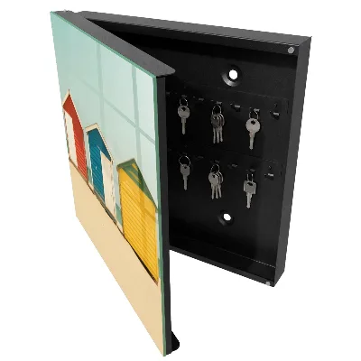 Sleutelkastje binnen Kleurrijke huizen