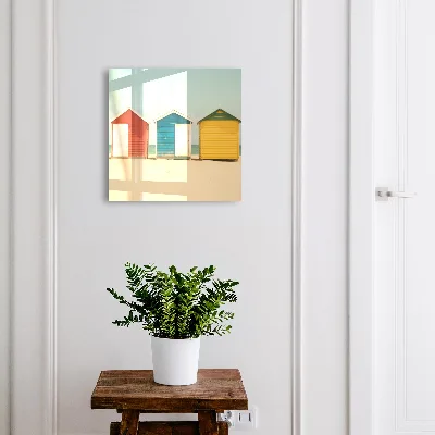Sleutelkastje binnen Kleurrijke huizen