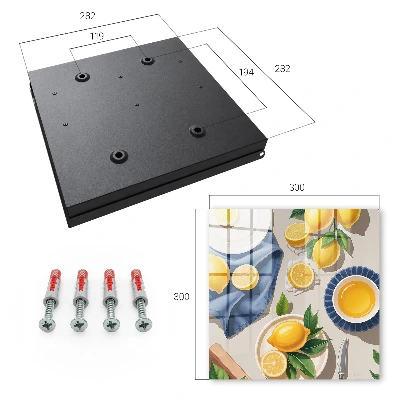 Sleutelkastje hal Citroentafel