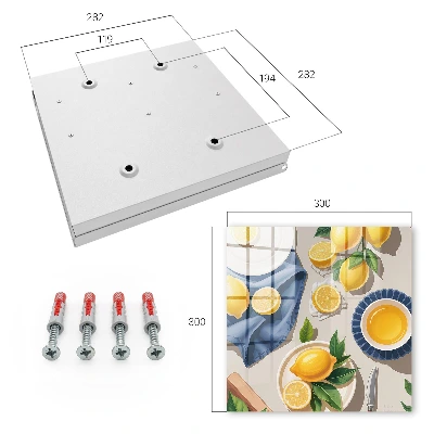 Sleutelkastje hal Citroentafel