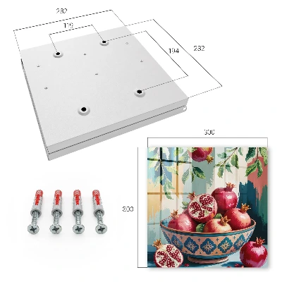 Sleutelkast Fruitmotief