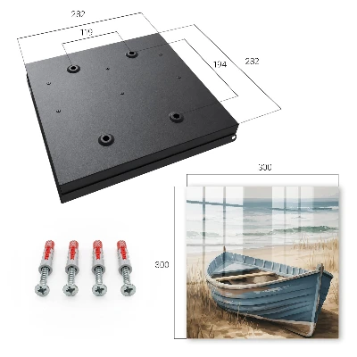 Sleutelkast Strandboot