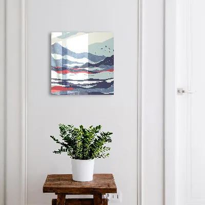 Sleutelkastje binnen Blauwe golven