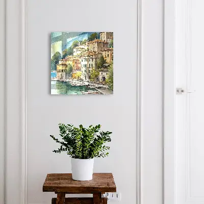 Sleutelkastje binnen Italiaans landschap