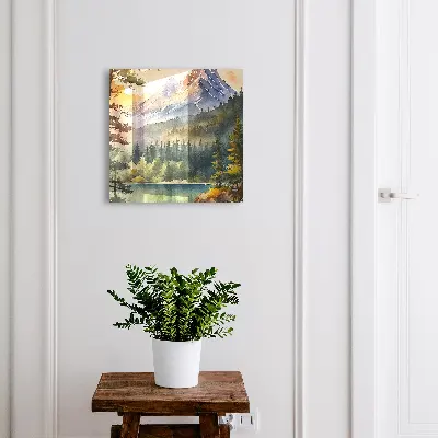 Sleutelkastje hal Berglandschap
