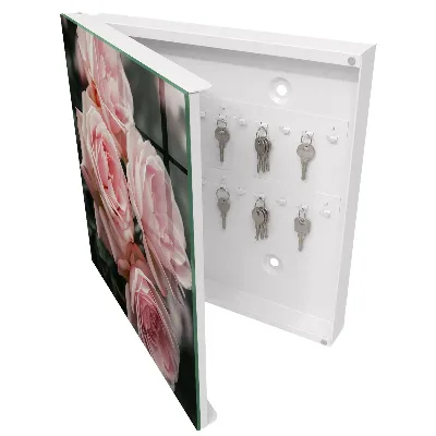Sleutelkastje hal Roze rozen