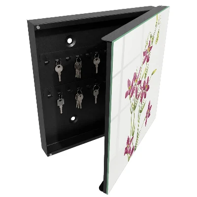 Sleutelkastje hal Roze bloemen