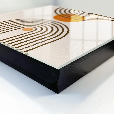 Sleutelkastje binnen Retro geometrie