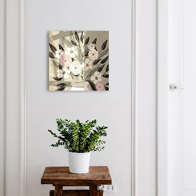Sleutelkastje binnen Bloemarrangement
