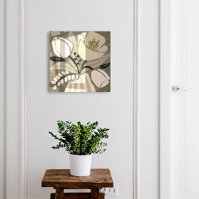 Sleutelkastje hal Beige bloemen