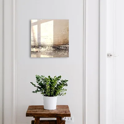 Sleutelkast Abstracte landschapsschilderkunst