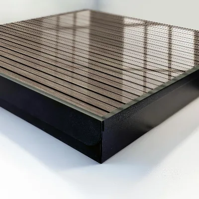 Sleutelkastje binnen Houten planken