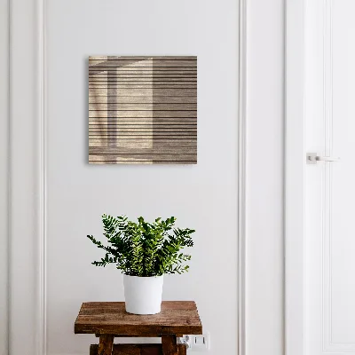 Sleutelkastje binnen Houten planken