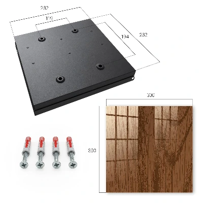 Sleutelkastje binnen Houten draden