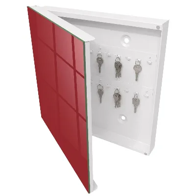 Sleutelkast Bordeauxrode kleur