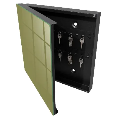 Sleutelkastje binnen Groen gras