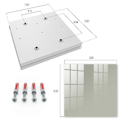 Sleutelkastje hal Neutraal grijs