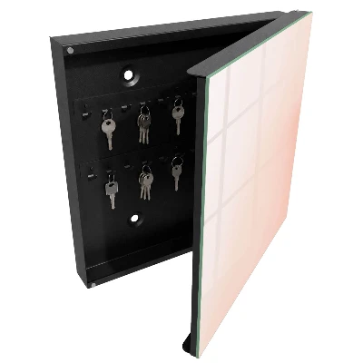 Sleutelkastje binnen Pastel minimalisme