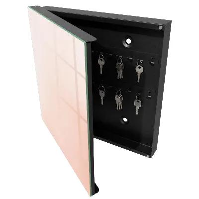 Sleutelkastje binnen Pastel minimalisme