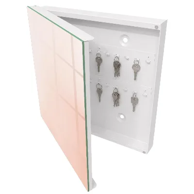 Sleutelkastje binnen Pastel minimalisme
