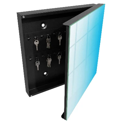 Sleutelkastje binnen Blauwe gradiënt