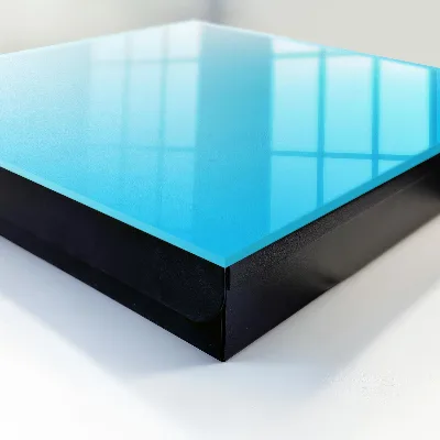 Sleutelkastje binnen Blauwe gradiënt