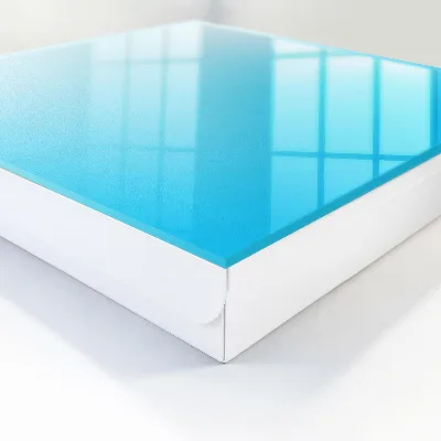 Sleutelkastje binnen Blauwe gradiënt