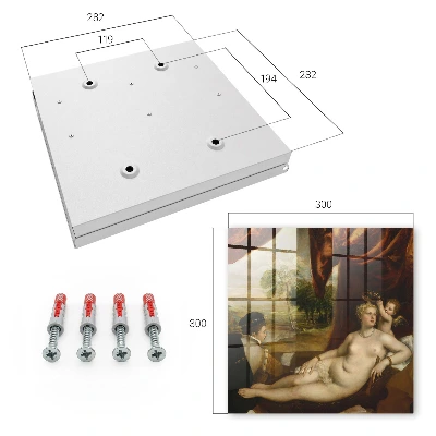 Sleutelkast Titiaan Venus en de luitspeler