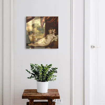 Sleutelkast Titiaan Venus en de luitspeler