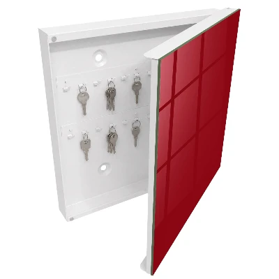 Sleutelkast Licht bordeauxrood