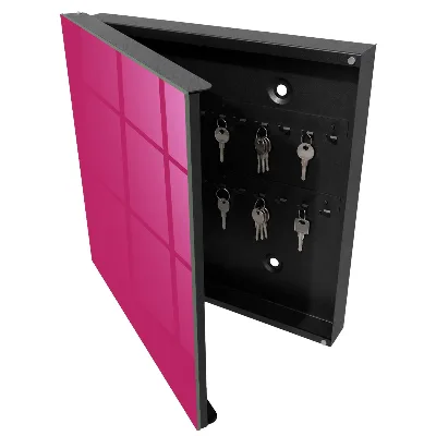 Sleutelkastje hal Intens roze