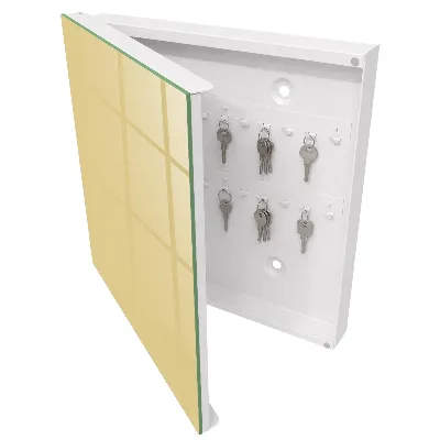 Sleutelkastje binnen Beige-geel